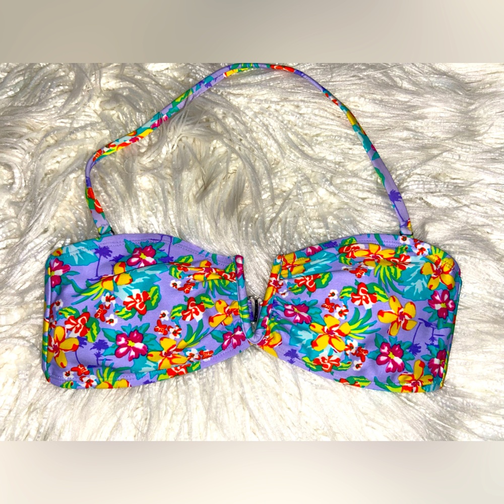 BP Multicolor Floral Bikini Top